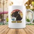 Funny Cat Dad Fathers Day Coffee Mug Unique Gifts