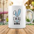 Funny Cute Pastel Blue Bunny Im All Ears Rabbit Happy Easter Day Gift For Girls Women Mom Mommy Family Birthday Holiday Christmas Coffee Mug Funny Gifts