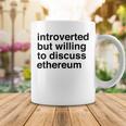 Funny Introverted Ethereum Gift Coffee Mug Funny Gifts