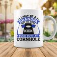 I May Be A Grandpa But Ill Still Kick Your Butt A Cornhole Coffee Mug Funny Gifts