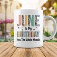 June Is My Birthday Yes The Whole Month Leopard June Bday Coffee Mug Funny Gifts