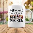 Just A Girl Who Loves Peckers 861 Shirt Coffee Mug Funny Gifts