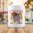 Kids Ready To Crush 2Nd Grade Black Girl Second Day Of School Coffee Mug Funny Gifts
