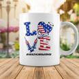 Love Healthcare Worker 4Th Of July American Flag Patriotic Coffee Mug Unique Gifts