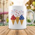 Memorial Day 4Th Of July Holiday Patriotic Ice Cream Coffee Mug Funny Gifts