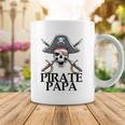 Mens Pirate Papa Captain Sword Gift Funny Halloween Coffee Mug Unique Gifts