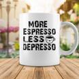 More Espresso Less Depresso Coffee Mug Funny Gifts