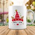 New Christmas Unicorn Face Santicorn Cute Coffee Mug Funny Gifts