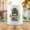 One Lucky Grammy Shamrock Plaid Leopard St Patricks Day Coffee Mug Funny Gifts