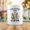 Opa Grandpa Gift Worlds Best Dog Opa Coffee Mug Funny Gifts