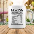 Oupa Grandpa Gift Oupa Nutritional Facts Coffee Mug Funny Gifts
