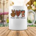 Peace Love Coffee Coffee Mug Funny Gifts