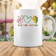 Peace Love Juneteenth Black Pride Freedom Independence Coffee Mug Unique Gifts