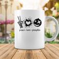 Peace Love Pumpkin Halloween Coffee Mug Funny Gifts