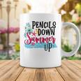 Pencils Down Summer Up Coffee Mug Funny Gifts