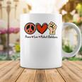 Protect Our Kids End Guns Violence Wear Orange Peace Sign Coffee Mug Unique Gifts