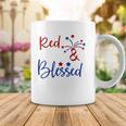 Red White Blessed 4Th Of July Cute Patriotic America Coffee Mug Unique Gifts