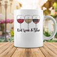 Red Wine & Blue 4Th Of July Wine Red White Blue Wine Glasses V2 Coffee Mug Unique Gifts