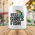 Reel Girl Fish Coffee Mug Funny Gifts