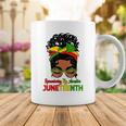 Remembering My Ancestors Juneteenth Black Women Messy Bun Coffee Mug Unique Gifts