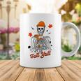 Skeleton It’S Fall Y’All Thanksgiving Funny Autumn Halloween Coffee Mug Funny Gifts