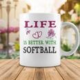 Softball Sport Lover Life Is Better With Softball Coffee Mug Funny Gifts