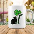 St Patricks Day Black Cat My Lucky Charm Coffee Mug Funny Gifts