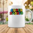 Super-Daddio Funny Gamer Dad Fathers Day Video Game Lover Coffee Mug Unique Gifts