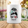 Tow Wife Life Messy Bun Messy Bun Hair Bandana Sunglasses Coffee Mug Unique Gifts