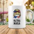 Ultra Mega Messy Bun 2022 Trump Republicans Conservatives Coffee Mug Funny Gifts