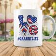 Womens Granny Love Usa Flag Grandma 4Th Of July Family Matching Coffee Mug Funny Gifts