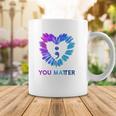 You Matter Suicide Awareness And Prevention Semicolon Heart Coffee Mug Unique Gifts