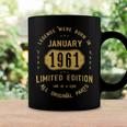 1961 January Birthday Gift 1961 January Limited Edition Coffee Mug Gifts ideas