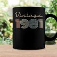 1981 Birthday Gift Vintage 1981 Coffee Mug Gifts ideas