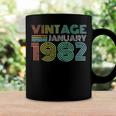 40Th Birthday Vintage January 1982 Forty Years Old Coffee Mug Gifts ideas
