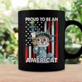 4Th Of July Proud To Be An Americat Us American Flag Cat Coffee Mug Gifts ideas