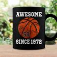 50Th Birthday Basketball Player 50 Years Old Vintage Retro Coffee Mug Gifts ideas
