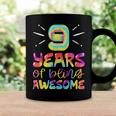 9 Years Of Being Awesome Tie Dye 9 Years Old 9Th Birthday Coffee Mug Gifts ideas