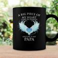 A Big Piece Of My Heart Lives In Heaven And He Is My Papa Te Coffee Mug Gifts ideas