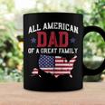 All American Dad Usa Flag 4Th Of July Fourth Patriot Men Zip Coffee Mug Gifts ideas
