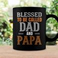 Blessed To Be Called Dad And Papa Fathers Day Gift Coffee Mug Gifts ideas