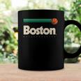 Boston Basketball B-Ball Massachusetts Green Retro Boston Coffee Mug Gifts ideas