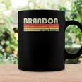 Brandon Gift Name Personalized Funny Retro Vintage Birthday Coffee Mug Gifts ideas