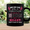 Christiane Name Gift And God Said Let There Be Christiane Coffee Mug Gifts ideas