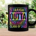 Class Of 2022 Straight Outta Kindergarten Graduation Tie Dye Coffee Mug Gifts ideas