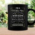Country Girl Country Girl I Was Born With My Heart On My Sleeve Coffee Mug Gifts ideas