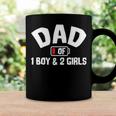 Dad Of One Boy And Two Girls Coffee Mug Gifts ideas