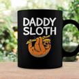 Daddy Sloth Lazy Cute Sloth Father Dad Coffee Mug Gifts ideas
