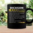 Dickson Name Gift Dickson Facts V2 Coffee Mug Gifts ideas