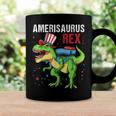 Dinosaur 4Th Of July Kids Boys Men AmerisaurusRex Funny Coffee Mug Gifts ideas